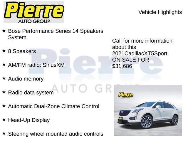 Used 2021 Cadillac XT5 Sportv AWD/4WD image 14