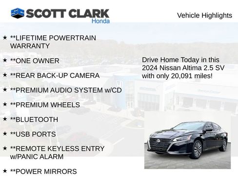 Used 2024 Nissan Altima 2.5 SV image 12