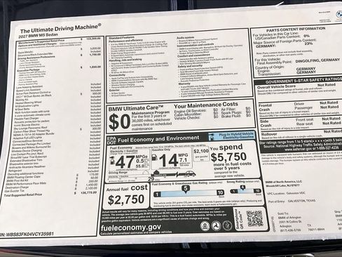 New 2027 BMW M5 w/ Executive Package AWD/4WD image 19
