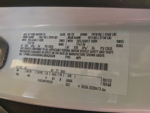 Used 2022 Ford Escape SE w/ Convenience Package FWD image 33