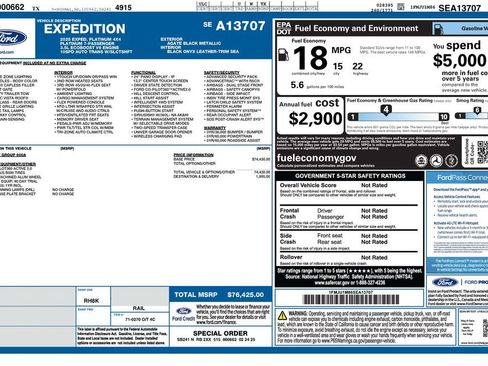 Used 2025 Ford Expedition Platinum image 4