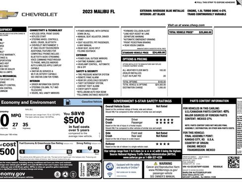 Used 2023 Chevrolet Malibu LS FWD image 3