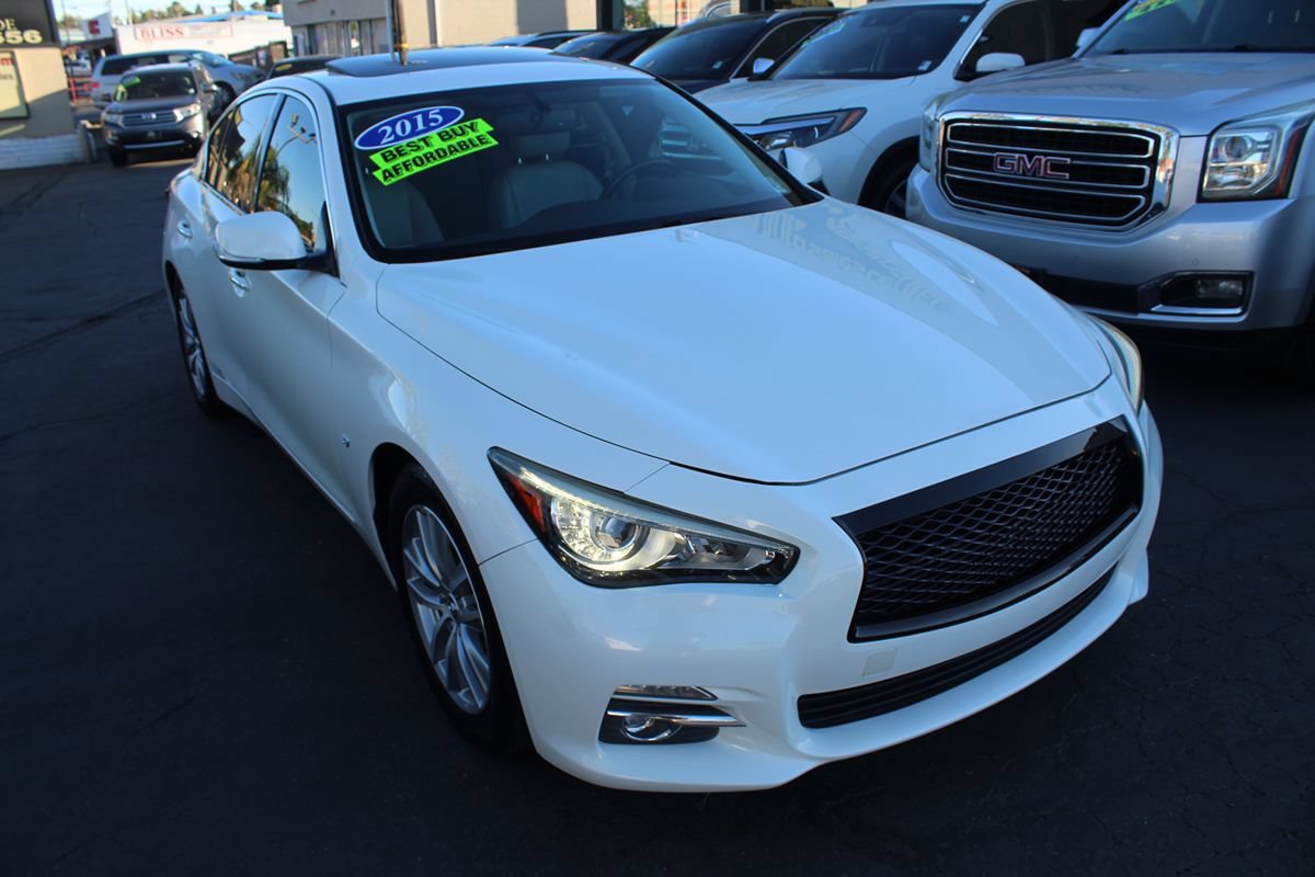 Used 2015 INFINITI Q50 Premium w/ Navigation Package RWD image 8