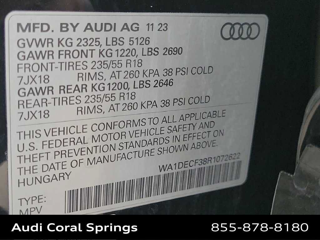 Certified 2024 Audi Q3 2.0T Premium AWD/4WD image 29
