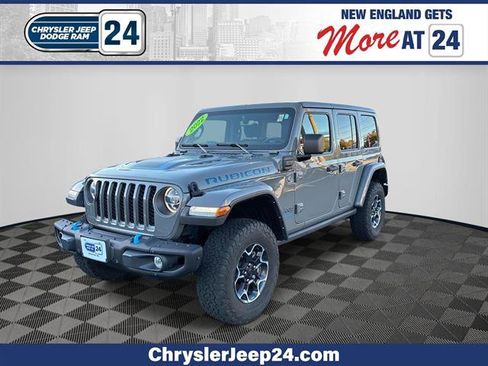 Used 2022 Jeep Wrangler Unlimited Rubicon 4xe w/ Steel Bumper Group image 1