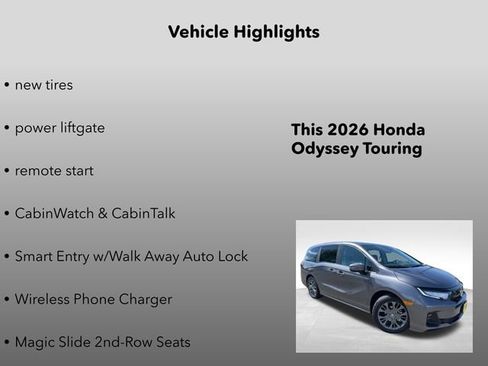 New 2026 Honda Odyssey Touring image 20