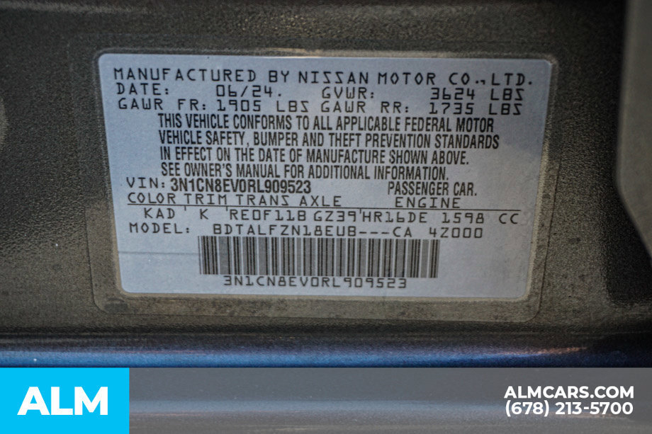 Used 2024 Nissan Versa SV FWD image 53