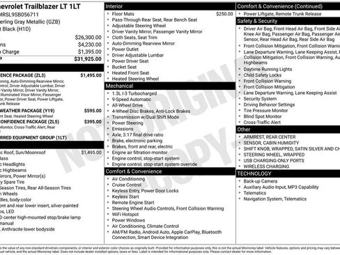 Used 2025 Chevrolet TrailBlazer LT w/ Convenience Package image 31