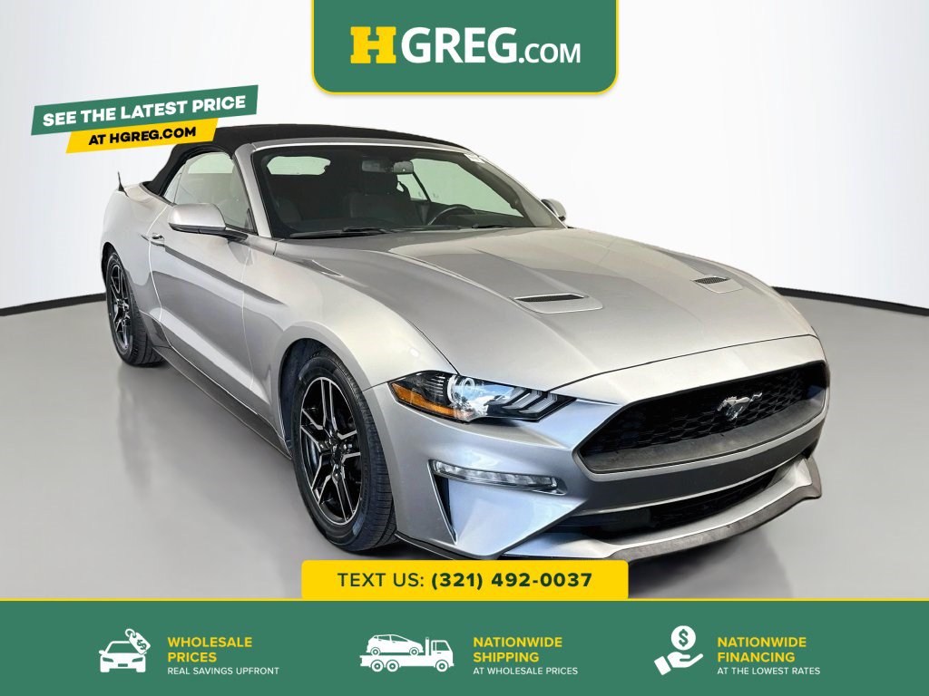 Used 2020 Ford Mustang Convertible w/ Equipment Group 101A RWD image 1