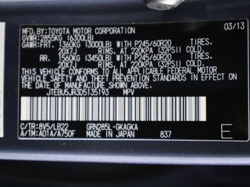 Used 2013 Toyota 4Runner Limited AWD/4WD image 34