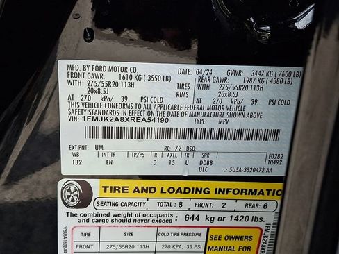 Certified 2024 Ford Expedition Max Limited AWD/4WD image 27