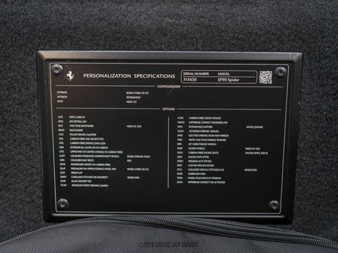 Used 2025 Ferrari SF90 Spider image 91