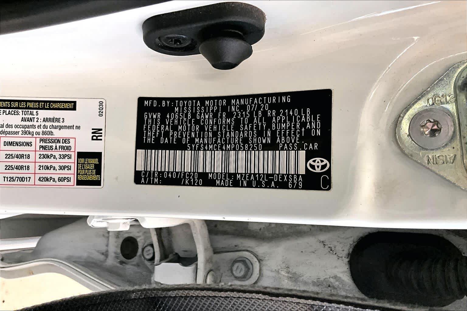 Used 2021 Toyota Corolla SE FWD image 31