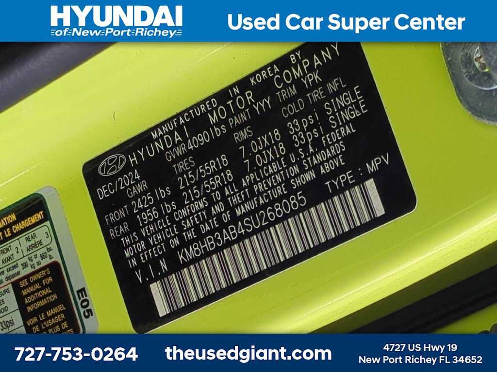 Certified 2025 Hyundai Kona SEL FWD image 31