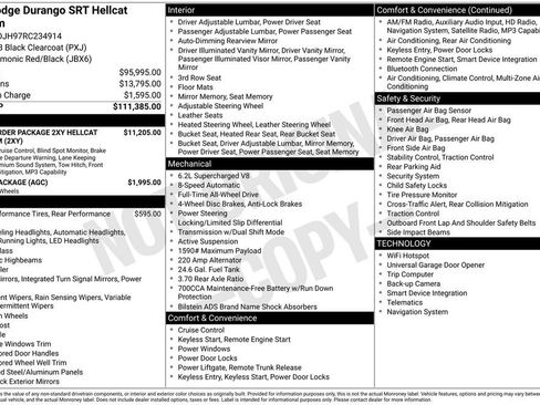 Used 2024 Dodge Durango SRT Hellcat AWD/4WD image 9