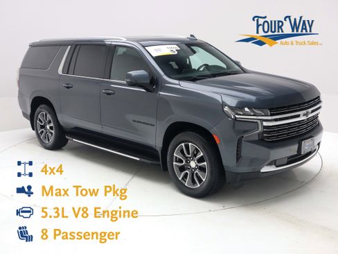 Used 2021 Chevrolet Suburban LT w/ LT Signature Package AWD/4WD image 1
