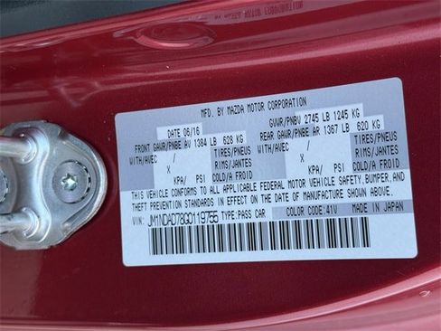 Used 2016 MAZDA MX-5 Miata Grand Touring image 32