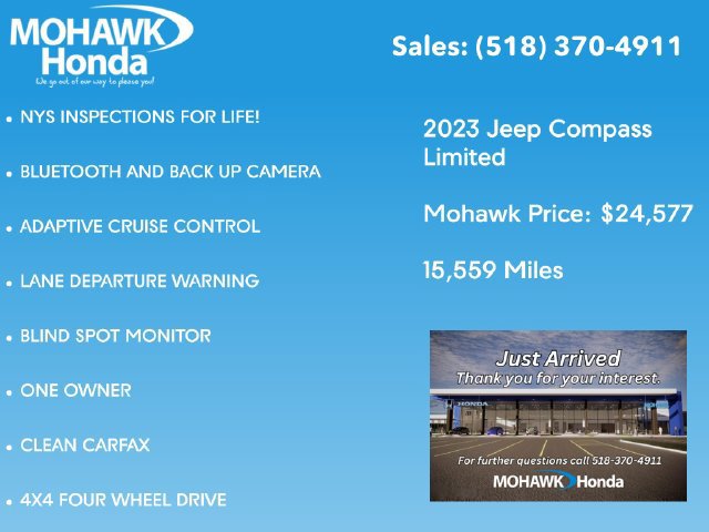 Used 2023 Jeep Compass Limited AWD/4WD image 2