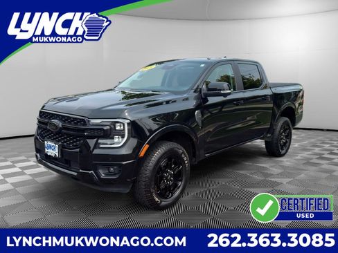 Used 2025 Ford Ranger Lariat w/ Black Appearance Package AWD/4WD image 1
