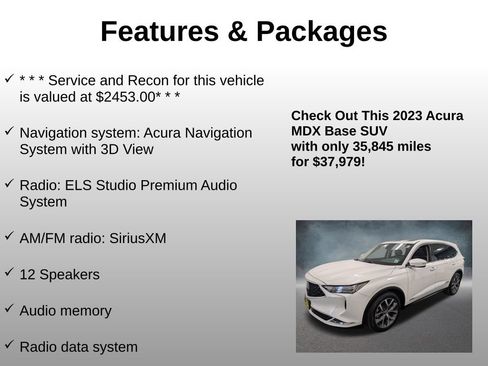 Used 2023 Acura MDX SH-AWD w/ Technology Package image 8