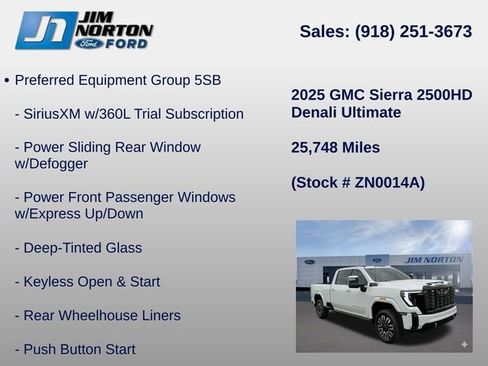 Used 2025 GMC Sierra 2500 Denali Ultimate AWD/4WD image 11
