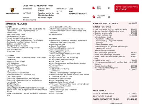 Used 2024 Porsche Macan AWD/4WD image 6