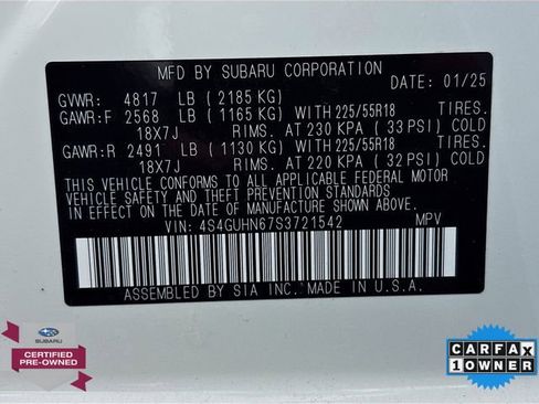 Certified 2025 Subaru Crosstrek 2.5i Limited w/ Crosstrek Mirror Package image 32