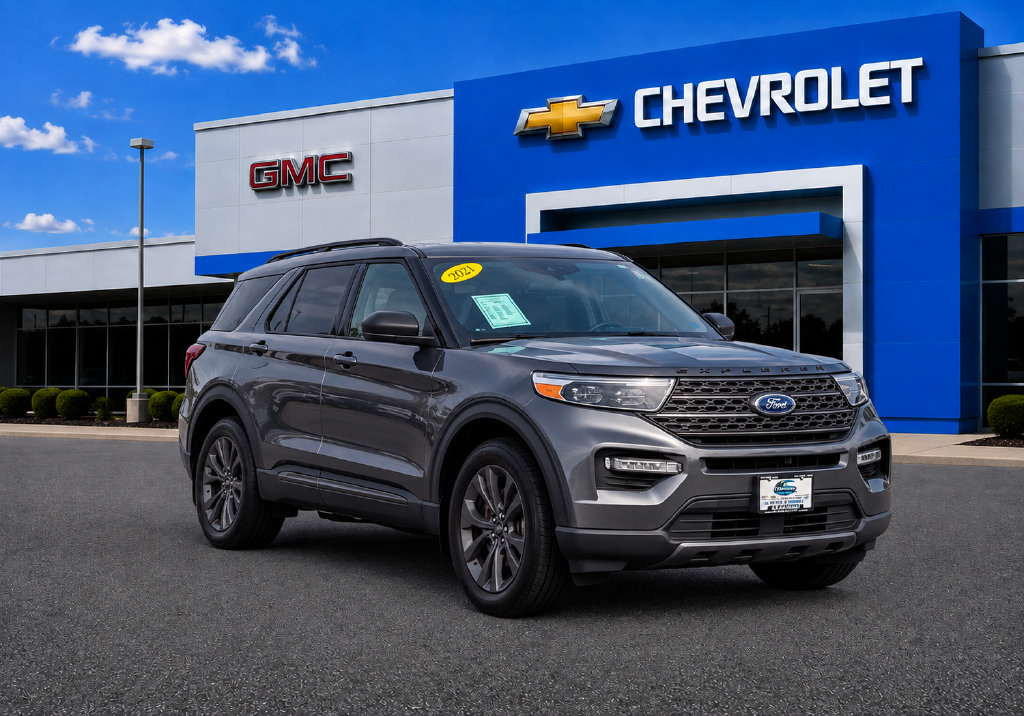 Used 2021 Ford Explorer XLT w/ Equipment Group 202A AWD/4WD image 1
