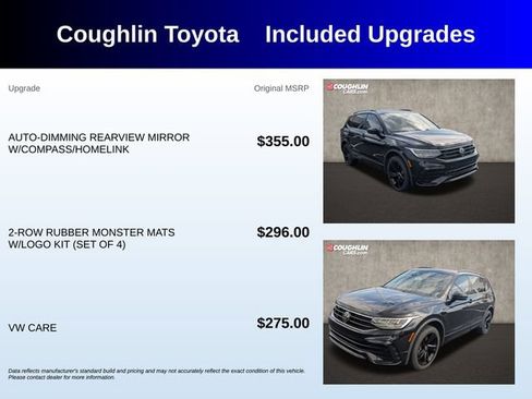 Used 2023 Volkswagen Tiguan SE R-Line AWD/4WD image 3