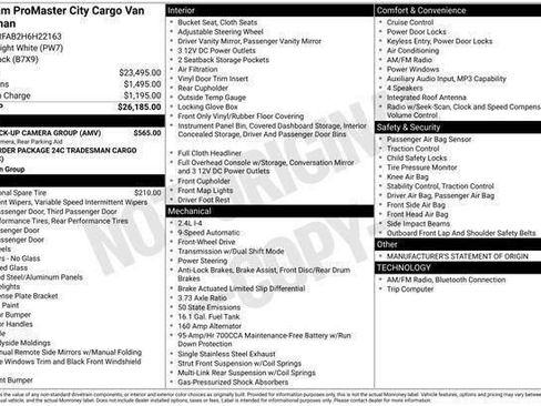 Used 2017 RAM ProMaster City Tradesman w/ Rear Back-up Camera Group image 30