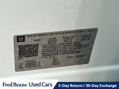 Used 2019 Chevrolet Equinox Premier image 34