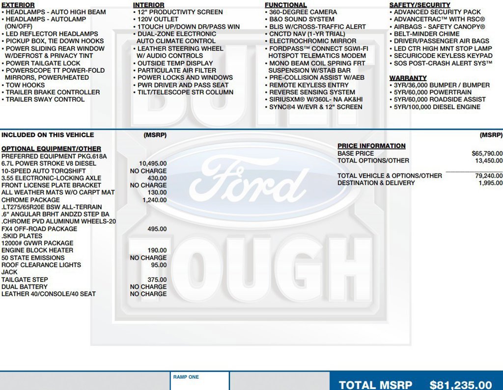 Used 2024 Ford F350 Lariat w/ Chrome Package AWD/4WD image 2
