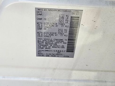 Used 2015 INFINITI QX60 w/ Premium Package image 24