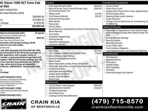 Used 2021 GMC Sierra 1500 SLT w/ SLT Premium Plus Package AWD/4WD image 5