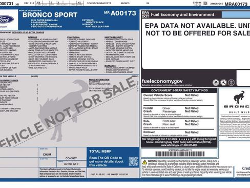 Used 2021 Ford Bronco Sport Outer Banks w/ Outer Banks Package AWD/4WD image 9