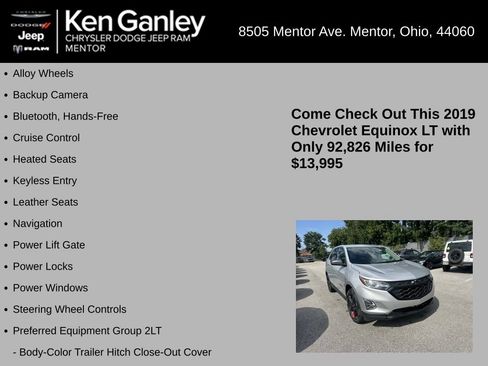 Used 2019 Chevrolet Equinox LT AWD/4WD image 5