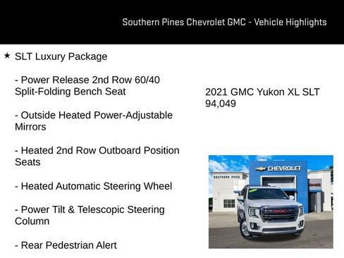 Used 2021 GMC Yukon XL SLT w/ SLT Premium Package image 30