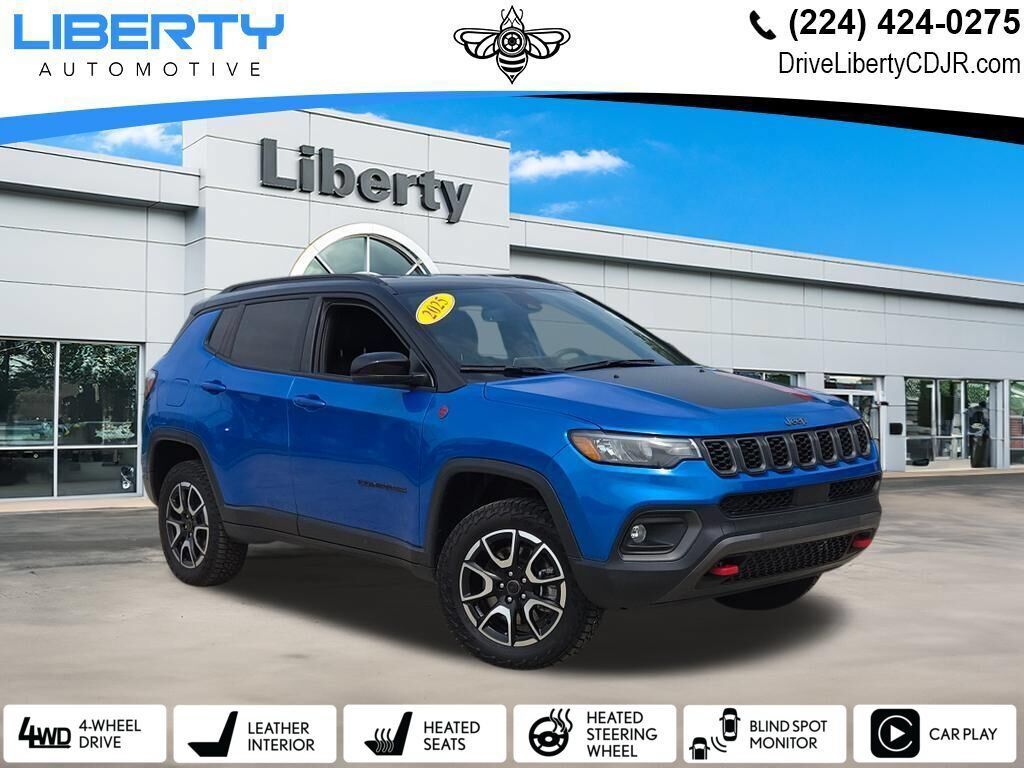 Certified 2025 Jeep Compass Trailhawk w/ Trailhawk Convenience Group AWD/4WD image 1