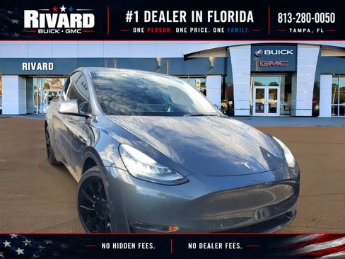 Used 2021 Tesla Model Y Long Range AWD/4WD image 1