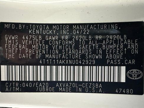 Used 2022 Toyota Camry SE image 12