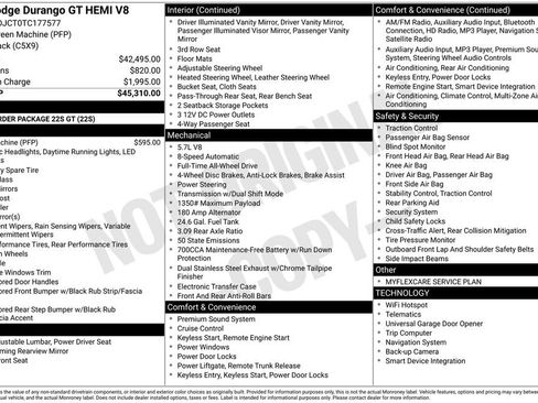 New 2026 Dodge Durango GT image 7
