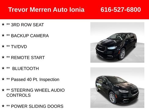 Used 2023 Chrysler Pacifica Touring-L w/ Uconnect Theater Family Group AWD/4WD image 13