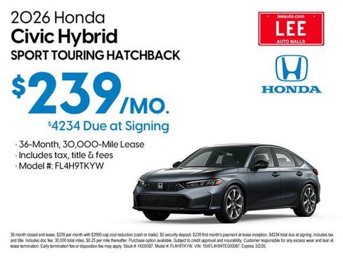 New 2026 Honda Civic Sport Touring image 4