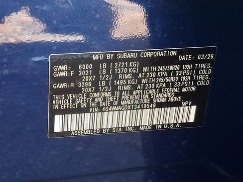 New 2026 Subaru Ascent Limited AWD/4WD image 18