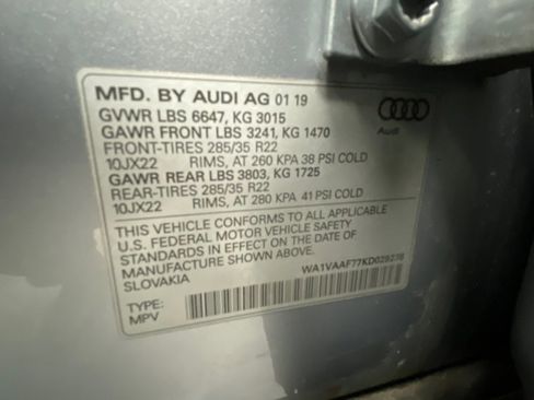 Used 2019 Audi Q7 3.0T Prestige w/ Prestige Package image 83