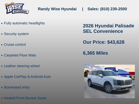 New 2026 Hyundai Palisade SEL FWD image 15