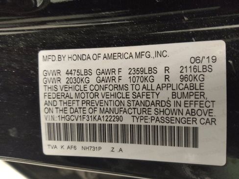 Used 2019 Honda Accord Sport image 33