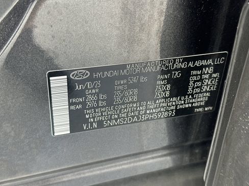 Used 2023 Hyundai Santa Fe SEL AWD/4WD image 35