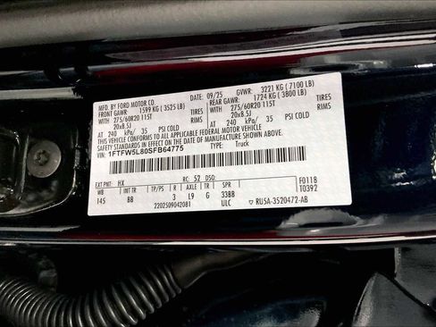 New 2025 Ford F150 Lariat w/ Equipment Group 501A Mid image 21