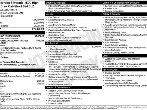 Used 2024 Chevrolet Silverado 1500 High Country w/ Technology Package image 7